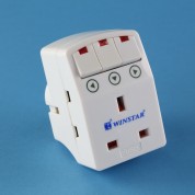3位13A電源萬能蘇帶開/關掣