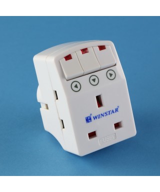 3位13A電源萬能蘇帶開/關掣