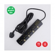 4位13A拖板12尺電源線 獨立開關