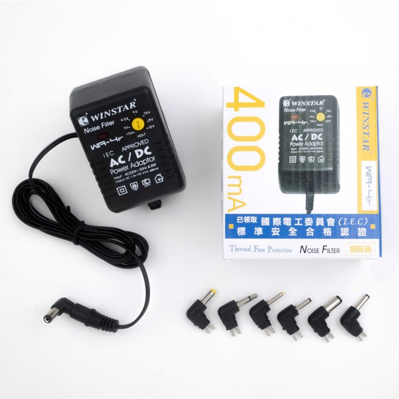 400mA 交/ 直流電源轉接器
