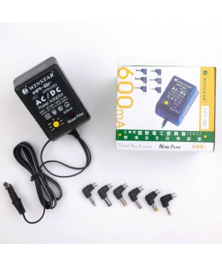 600mA 交/ 直流電源轉接器