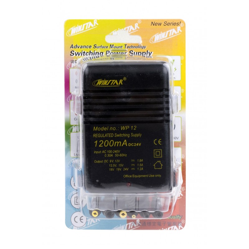 1200mA 交/ 直流電源轉接器