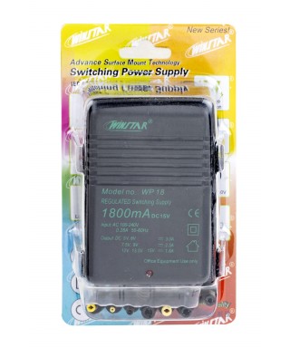 1800mA 交/ 直流電源轉接器