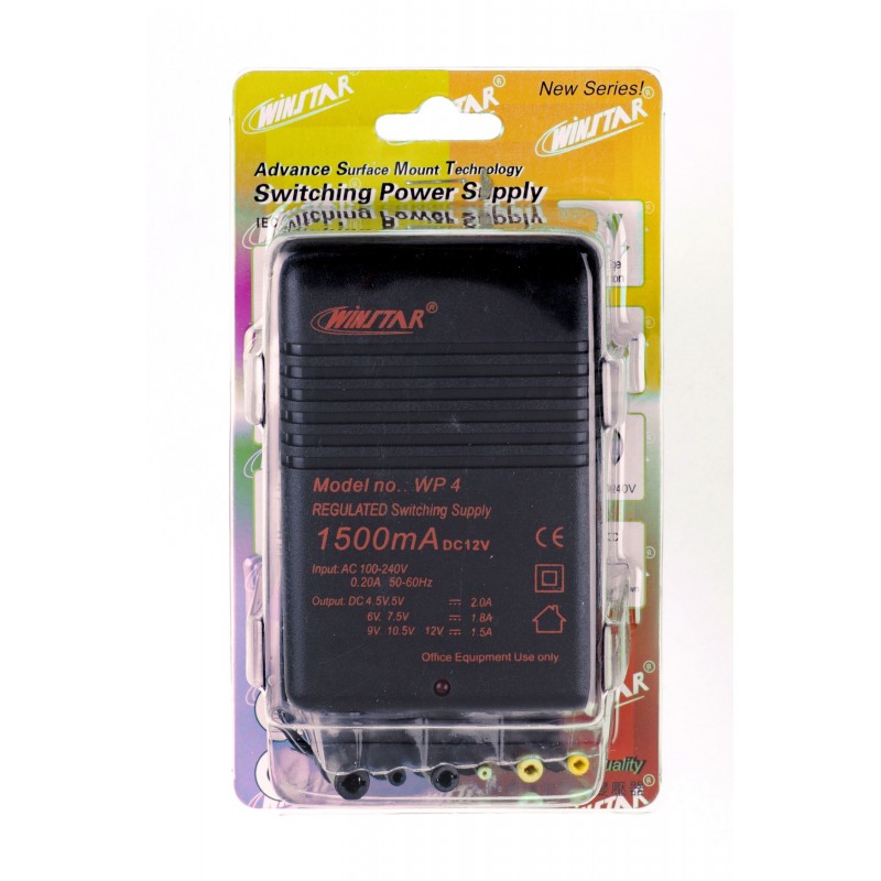 1500mA 交/ 直流電源轉接器