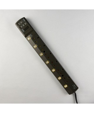 6位13A拖板12尺電源線 獨立開關 (5USBA + 1USBC) 8.2A USB 充電器