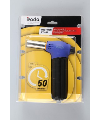 50 分鐘連續使用丁烷噴火槍
