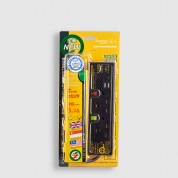 2位13A拖板12尺電源線 獨立開關 (2USBA + 1USBC) 3.2A USB 充電器