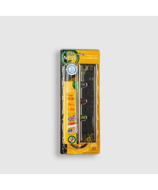 3位13A拖板12尺電源線 獨立開關 (2USBA + 1USBC) 3.2A USB 充電器