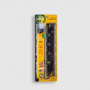 4位13A拖板12尺電源線 獨立開關 (2USBA + 1USBC) 3.2A USB 充電器