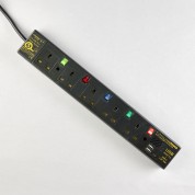 5位13A拖板12尺電源線 獨立開關 (2USBA + 1USBC) 3.2A USB 充電器