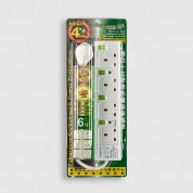 防雷保護功能4位電源插座12尺電源線