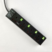 防雷保護功能4位電源插座12尺電源線